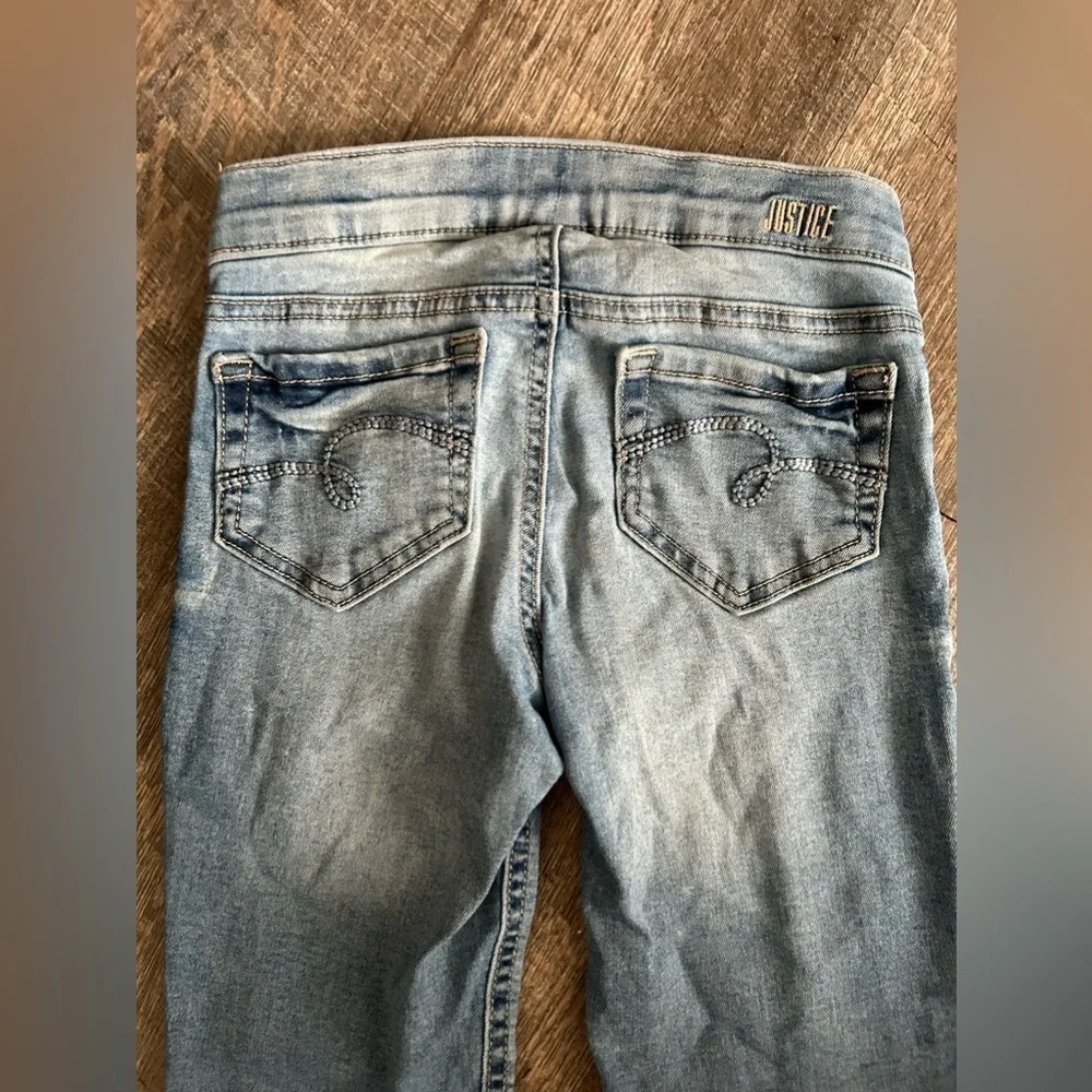 🌸 $10 SALE 🌸 Justice Girls Jeans Size 7 - Picture 7 of 7